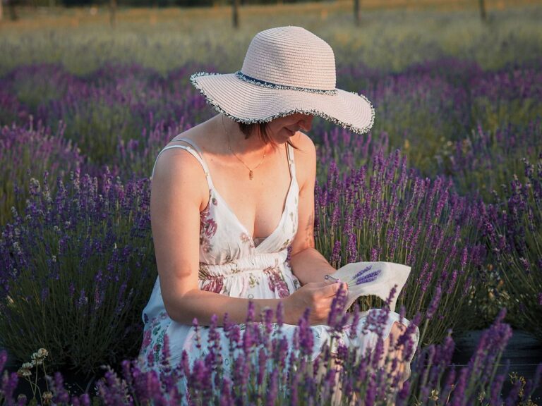 Karolina w lawendowym polu